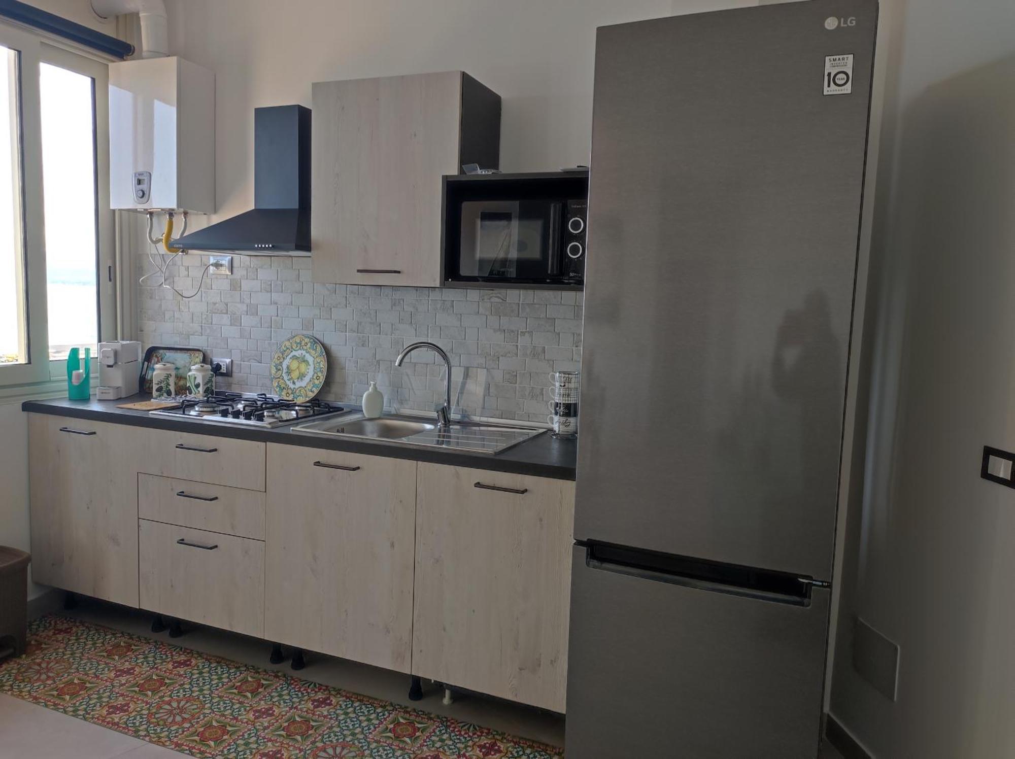 Appartement Rineddahouse Arenella - Vista Mare Panoramica A Palermo Con Parcheggio Privato Extérieur photo