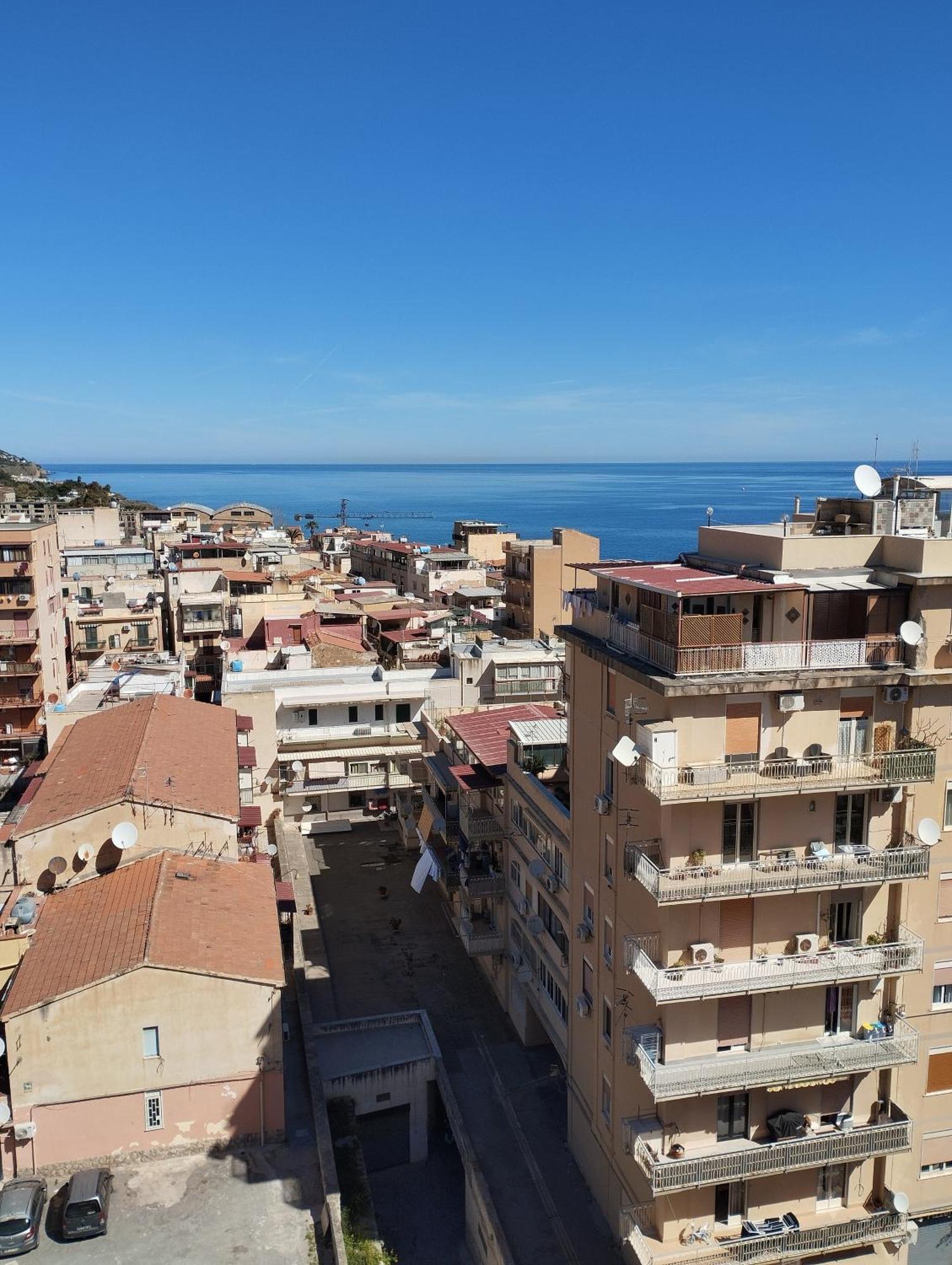 Appartement Rineddahouse Arenella - Vista Mare Panoramica A Palermo Con Parcheggio Privato Extérieur photo