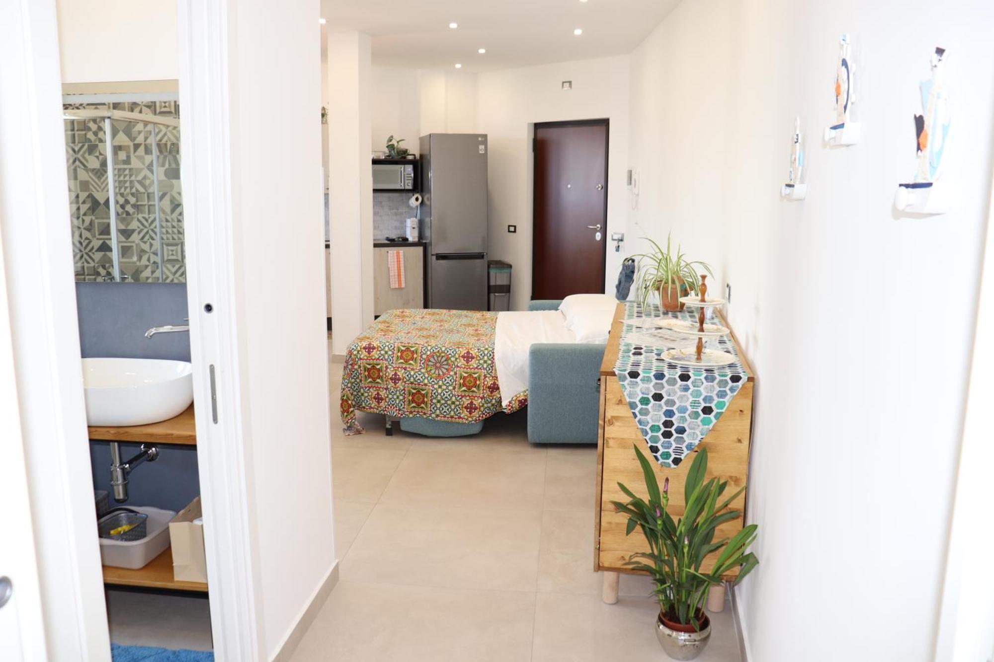Appartement Rineddahouse Arenella - Vista Mare Panoramica A Palermo Con Parcheggio Privato Extérieur photo