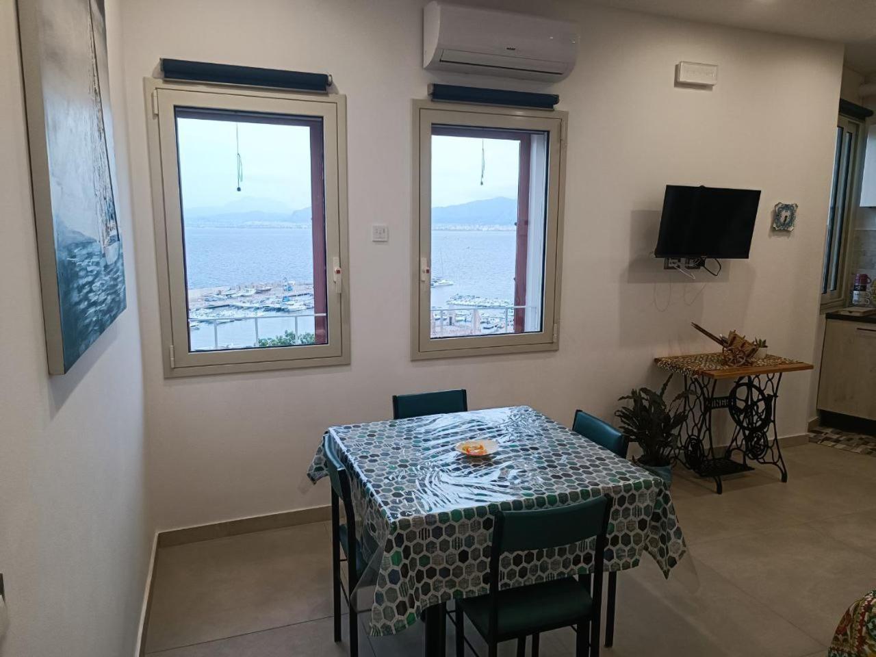 Appartement Rineddahouse Arenella - Vista Mare Panoramica A Palermo Con Parcheggio Privato Extérieur photo
